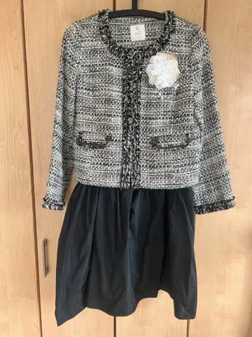AG 바이 아쿠아걸 트위드 자켓 스커트 세트 입학식