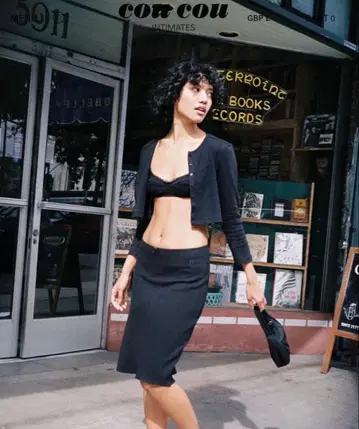 Cou Cou Intimates cardigan skirt
