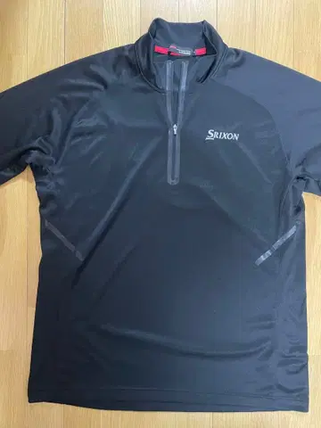 SRIXON by 데상트 하프 지퍼 풀오버 LL 블랙 골프웨어
