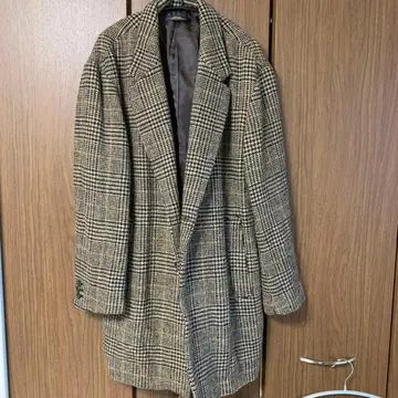 저널 스탠다드 체스터 코트 체크 브라운