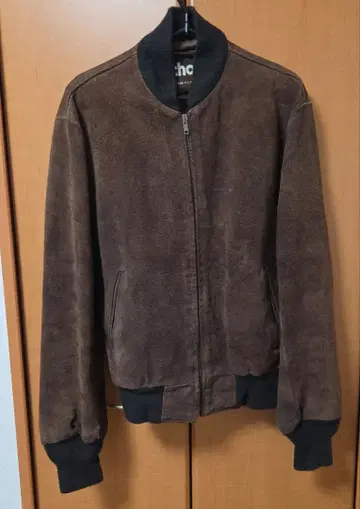 USA제 SCHOTT 스웨이드 가죽 봄버 자켓 M 38