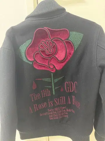 GDC 바시티 자켓 장미 rose
