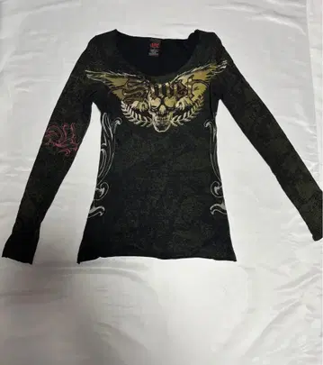 Christian Audigier smet 롱티셔츠 여성용