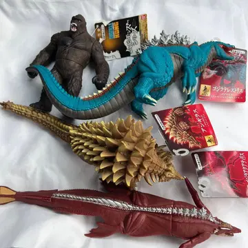 반다이 무비 몬스터 시리즈 소프트 비닐 4체 세트