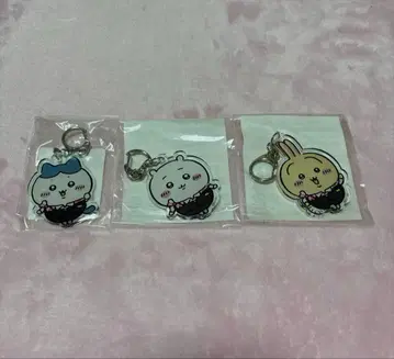 미개봉 치이카와 (먼작귀) 도카이도 신칸센 콜라보 아크릴 키링 3개 세트