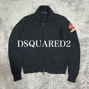 [ 초레어 ] DSQUARED2 코위찬 니트 더블 지퍼 자수 품절 모델