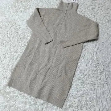 [ c6608 ] 새상품 UNIQLO 원피스 무릎 기장 베이지