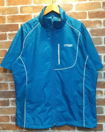 PRGR 풀 지퍼 자켓 블루