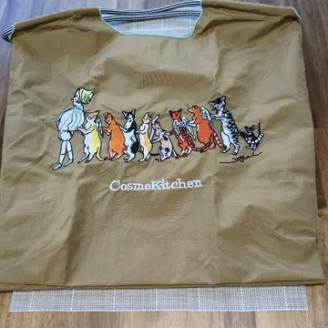 CosmeKitchen 고양이 자수 토트백