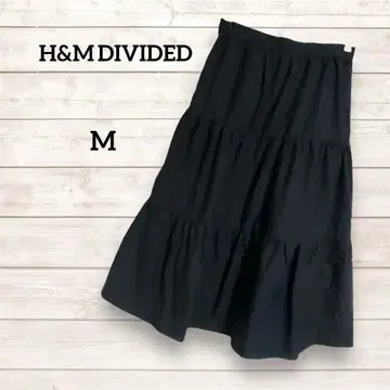 캉캉 스커트 [ M ] 블랙 [ H&M DIVIDED ] 롱 블랙