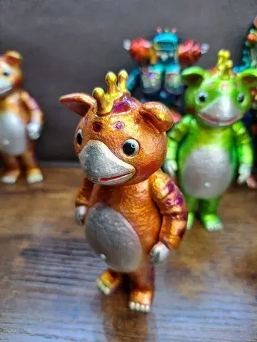 부스카 울트라 괴수 시리즈 소프트 비닐 캔디 페인팅 리페인트