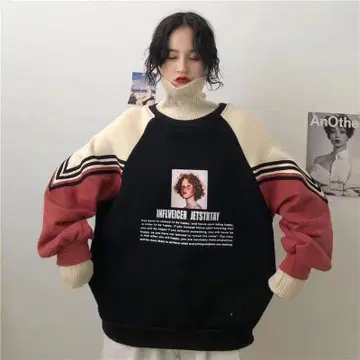 INFLUENCER JETSTRAY 터틀넥 스웨터