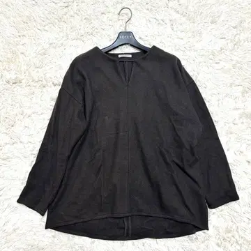 띠어리 럭스 워셔블 울 블라우스 브라운 38 mohen MAX