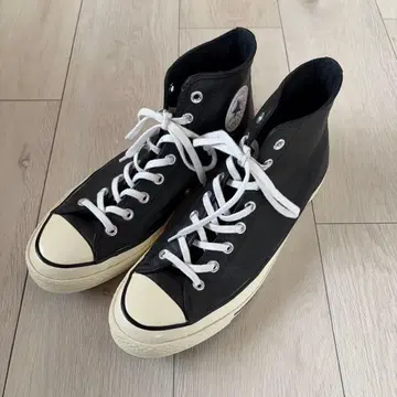 converse ct70 블랙 하이컷 가죽 9.5 28cm