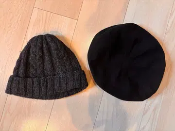 WASTE TWICE 니트 캡 프리 스토어 베레모