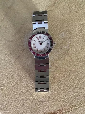 조르지오 아르마니 아날로그 시계 실버/화이트