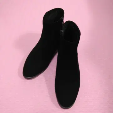 와코루 SUCCESS WALK 블랙 숏부츠 23.5cm 2E