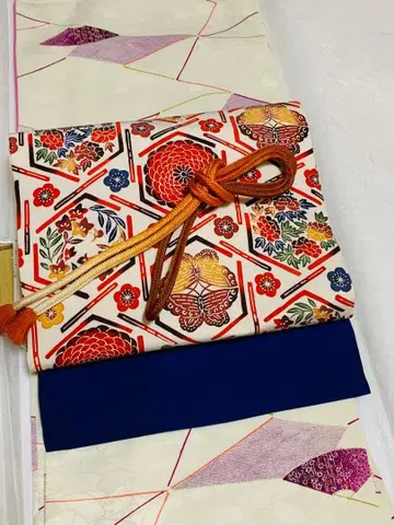 나고야 오비 꽃무늬 나비 무늬