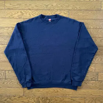 00s Hanes 맨투맨 네이비 무지 S