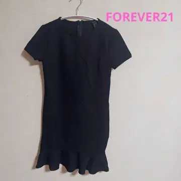 FOREVER 21 블랙 무릎 기장 원피스 S