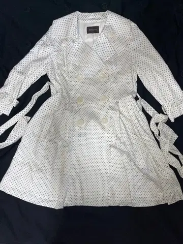 JUSGLITTY 도트 플레어 코트 사이즈 M