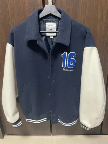 niko and - 바시티 자켓 L 네이비/화이트