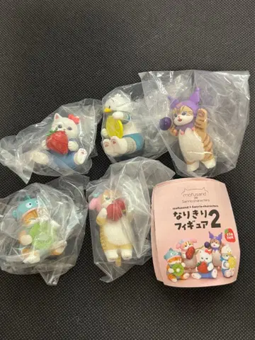 mofusand x 산리오 캐릭터즈 나리키리 피규어2 전 5종