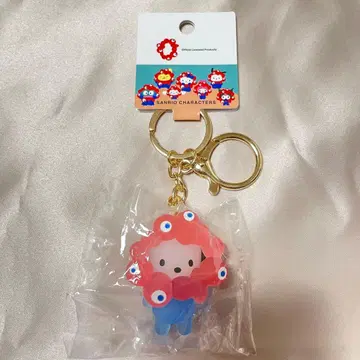 산리오 클리어 컬러 키링