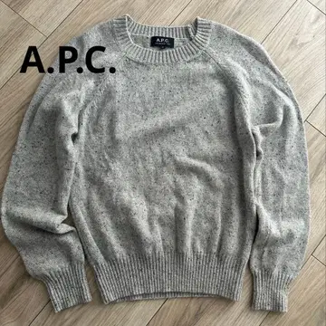 [새상품급] A.P.C. 래글런 니트 울 100%