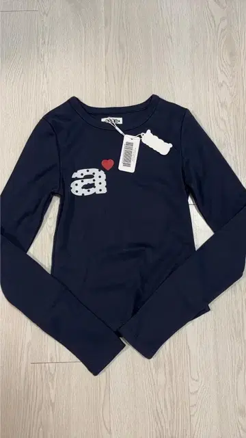 aeae 새상품 네이비 헤이세이 갸루 피치 T Y2K