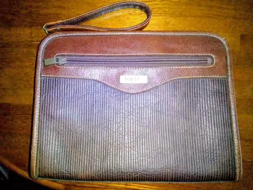 KRAFT 브라운 스트라이프 백.