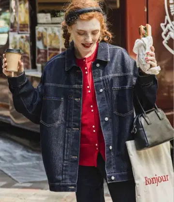 bonlecill 본르씰 데님 자켓