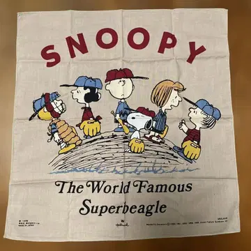 레어 스누피 손수건 일본제