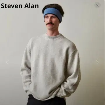 미사용 새상품 Steven Alan 해밀턴 라무 울 모크넥 니트