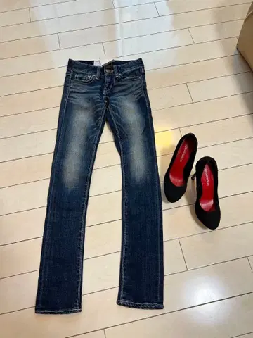 MOUSSY 슬림핏 데님 23 사이즈