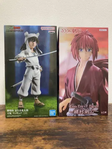 닌타마 란타로 텐키 바람의 검심 히무라 켄신 피규어 2체 세트