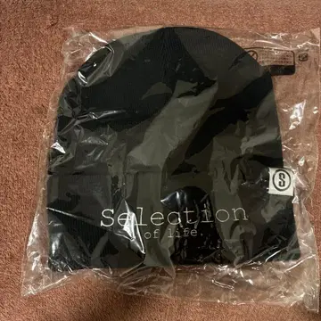 Seleaction of life 블랙 니트 모자