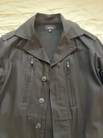 A.P.C. 블랙 밀리터리 자켓 S