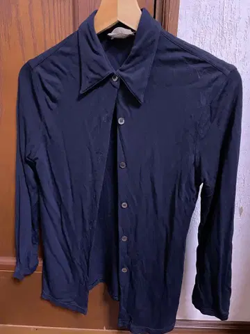 Salvatore Ferragamo 네이비 긴팔 셔츠 40