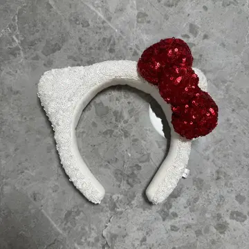 유니버설 스튜디오 재팬 머리띠 헬로키티 스팽글