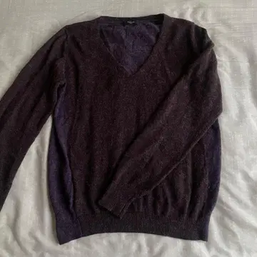 Paul Smith 퍼플 V넥 스웨터 긴팔