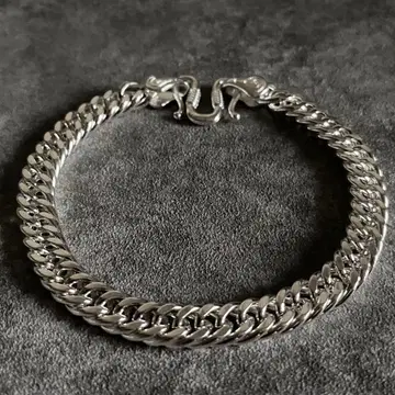 멕시칸 주얼리 실버 925 키헤이 체인 팔찌 23cm