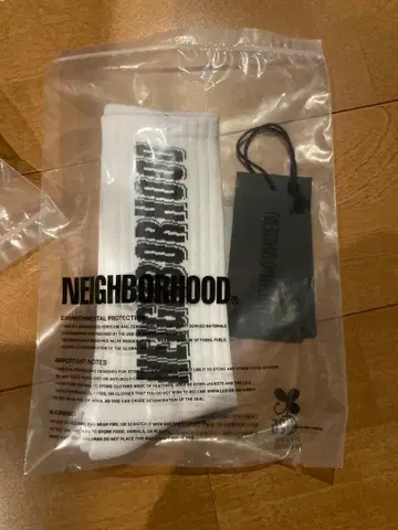 NEIGHBORHOOD 화이트 양말 사이즈 F