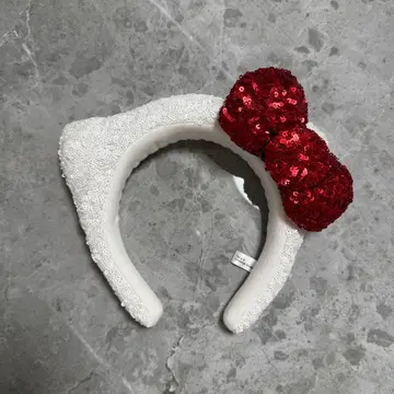 유니버설 스튜디오 재팬 머리띠 헬로키티 스팽글