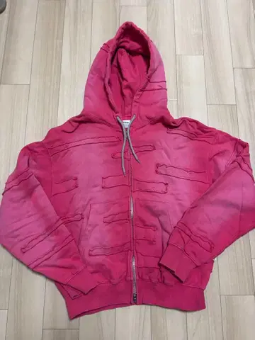 WISHFORHER 핑크 후드티 S