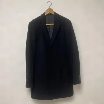 꼼사맨 체스터 코트 블랙