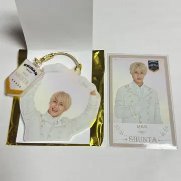 M!LK 소노 슌타 에비라이 아크릴 키링 인비테이션 카드