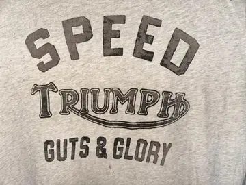 TRIUMPH LUCKY BRAND T셔츠 L 빈티지 로커즈 바이커