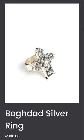 Art Comes First Boghdad Silver Ring