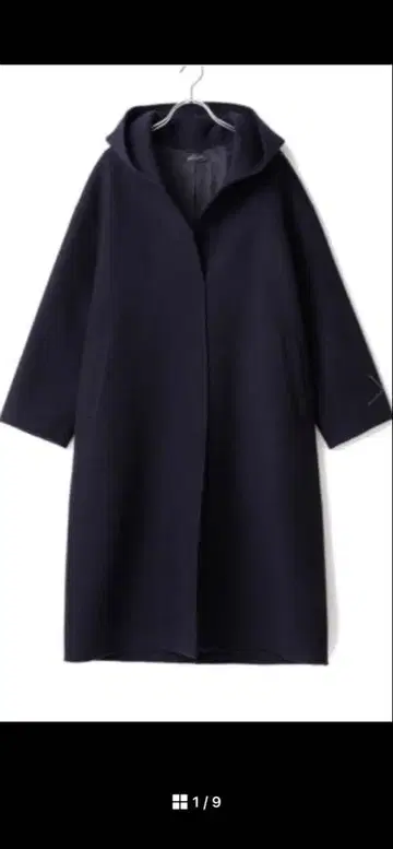 스터닝 루어 네이비 후드 부착 리버 코트 사이즈 2